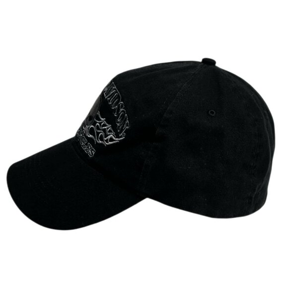 New Harley Davidson Willie G Skull Hat Flames Embroidered Baseball Cap XL Gift - Picture 3 of 10
